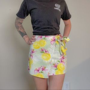 Lemon Wrap Skirt